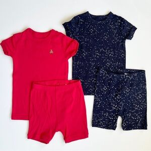 EUC Gap Organic Cotton Pajamas Set of 2 - 5T